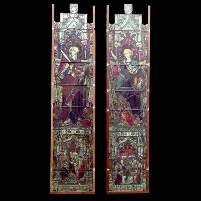 Stained Glass Windows from St Ninian's Church, Finchley Road