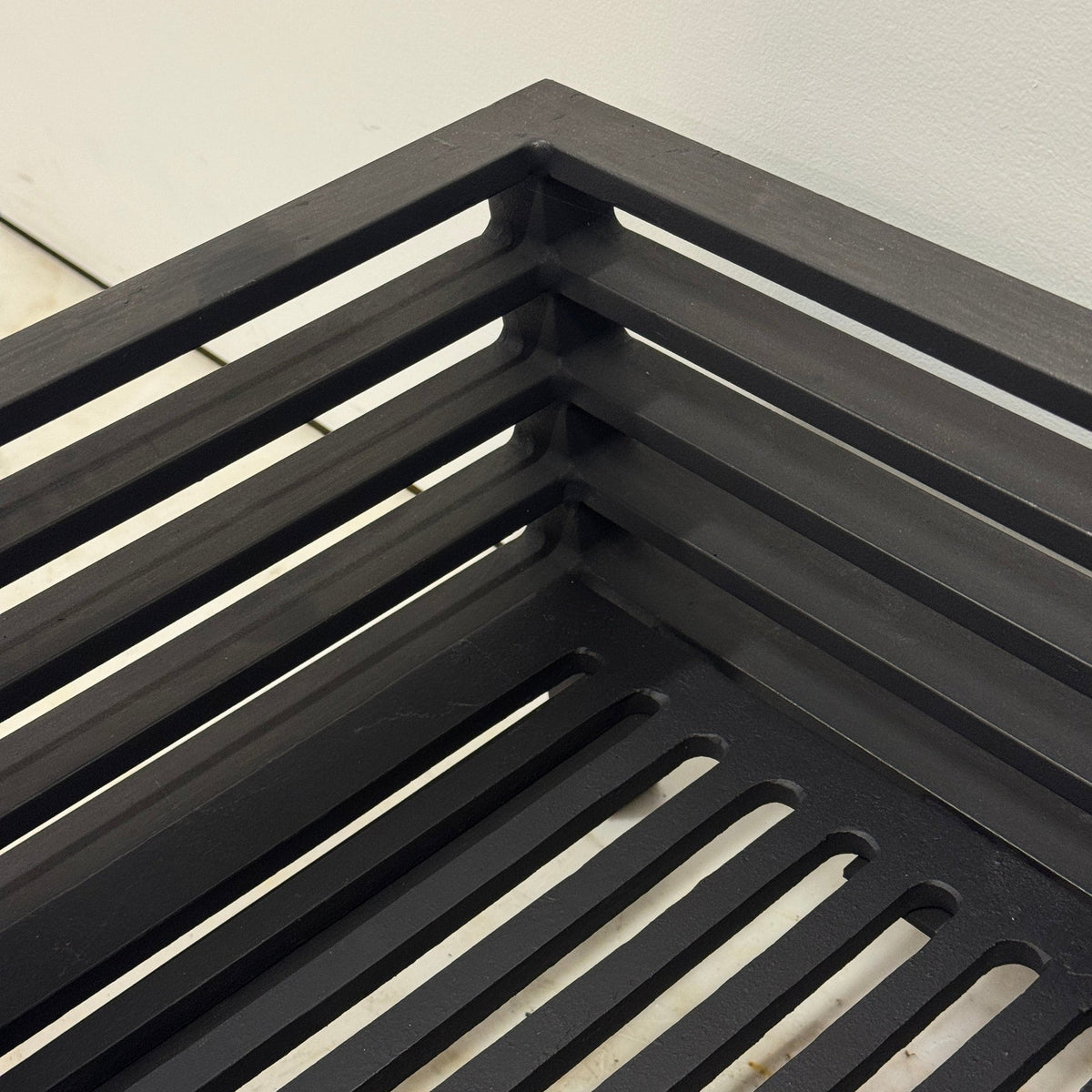 Reclaimed Cast Iron Fire Basket With Ash Pan Cover | The Architectural Forum