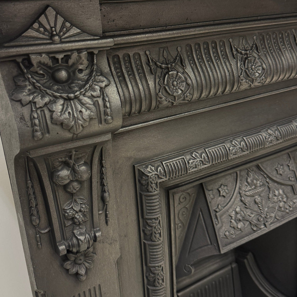 Antique Cast Iron Combination Fireplace | The Architectural Forum