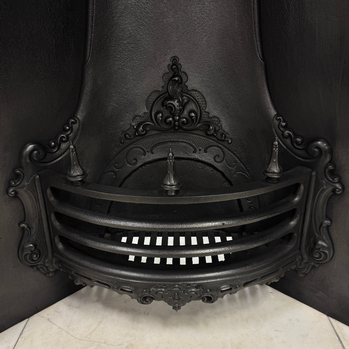 Antique Ornate Victorian Cast Iron Insert | The Architectural Forum