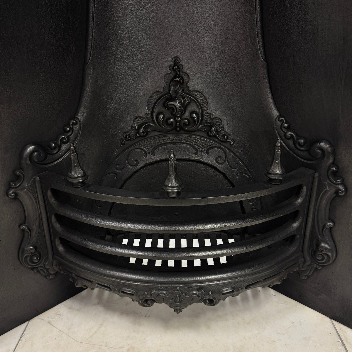Antique Ornate Victorian Cast Iron Insert | The Architectural Forum