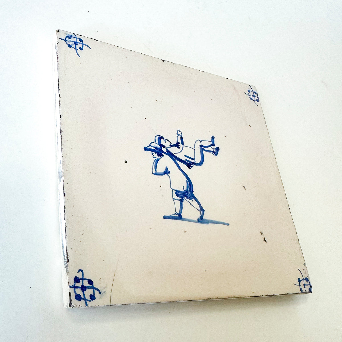 Set of 6 Antique 18th Century Dutch Delft Tiles | The Architectural Forum