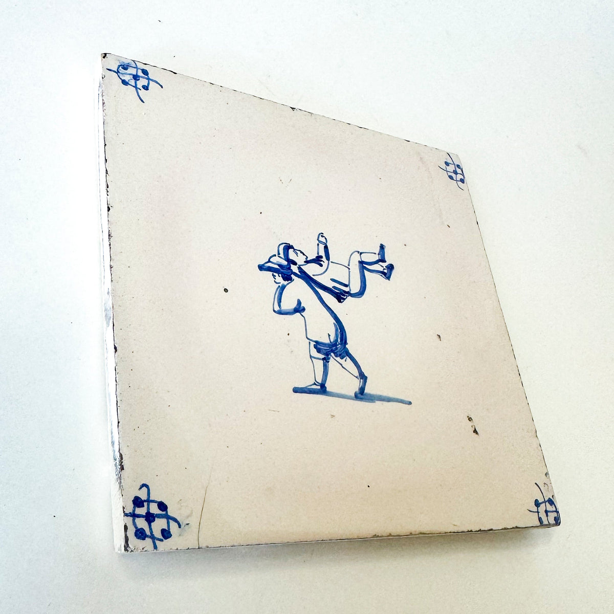 Set of 6 Antique 18th Century Dutch Delft Tiles | The Architectural Forum
