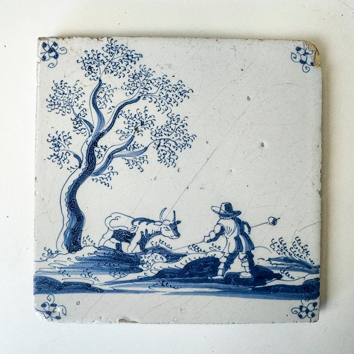 Antique 18th Century Dutch Delft Tiles | The Architectural Forum