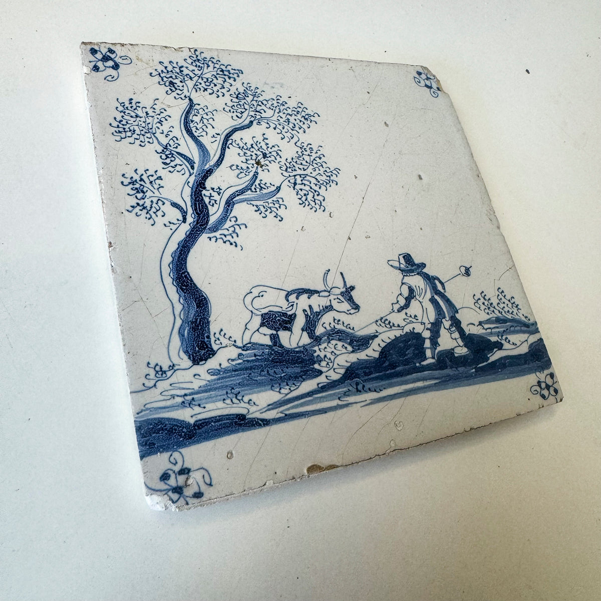 Antique 18th Century Dutch Delft Tiles | The Architectural Forum