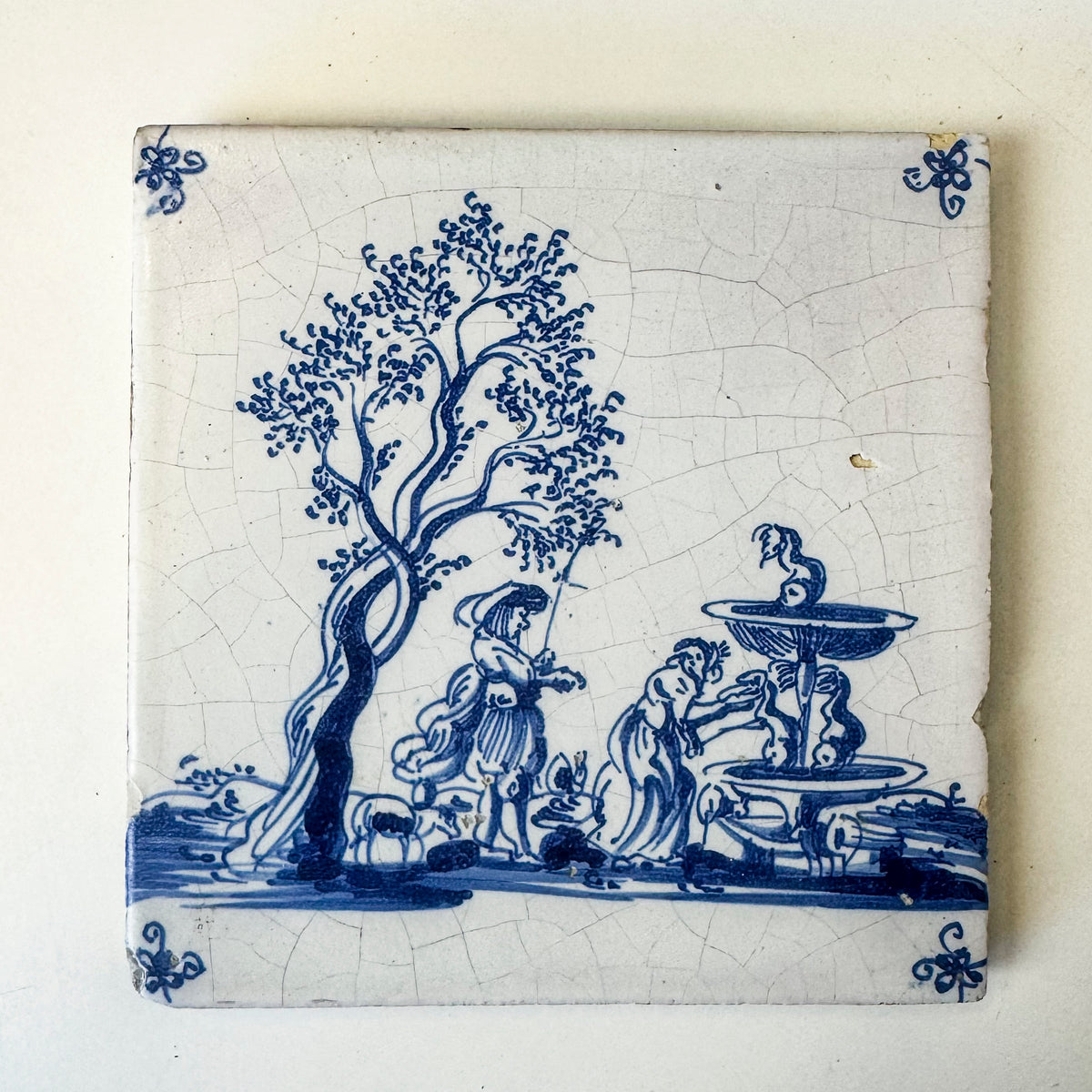 Antique 18th Century Dutch Delft Tiles | The Architectural Forum