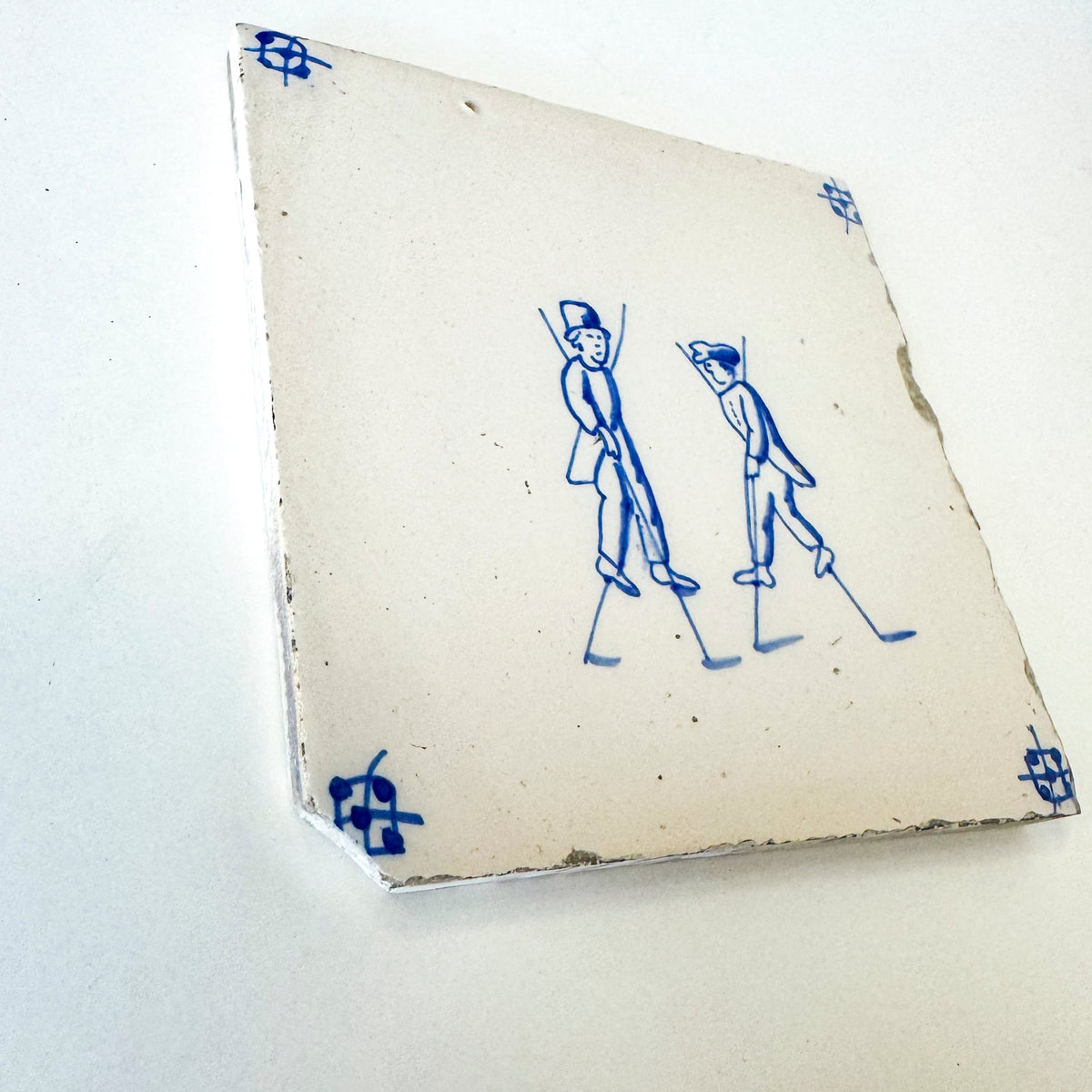Set of 6 Antique 18th Century Dutch Delft Tiles | The Architectural Forum