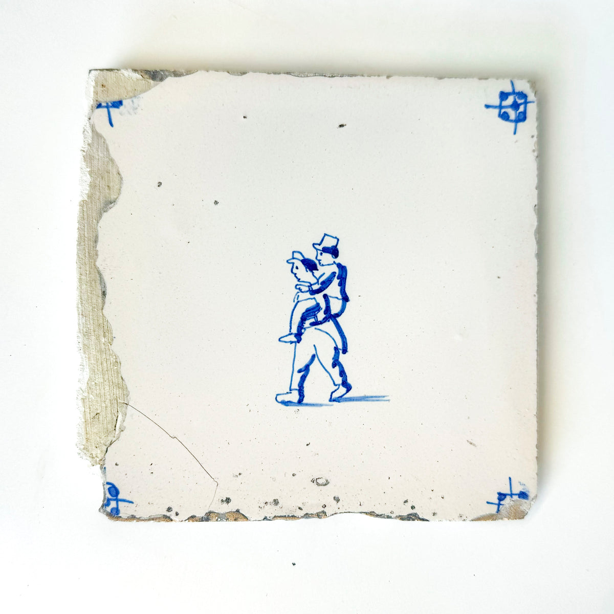 Set of 6 Antique 18th Century Dutch Delft Tiles | The Architectural Forum