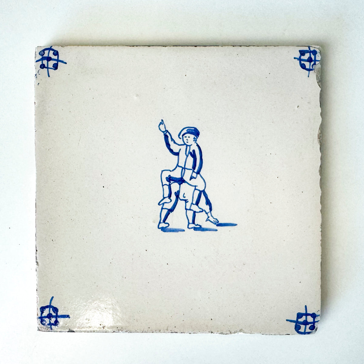 Set of 6 Antique 18th Century Dutch Delft Tiles | The Architectural Forum