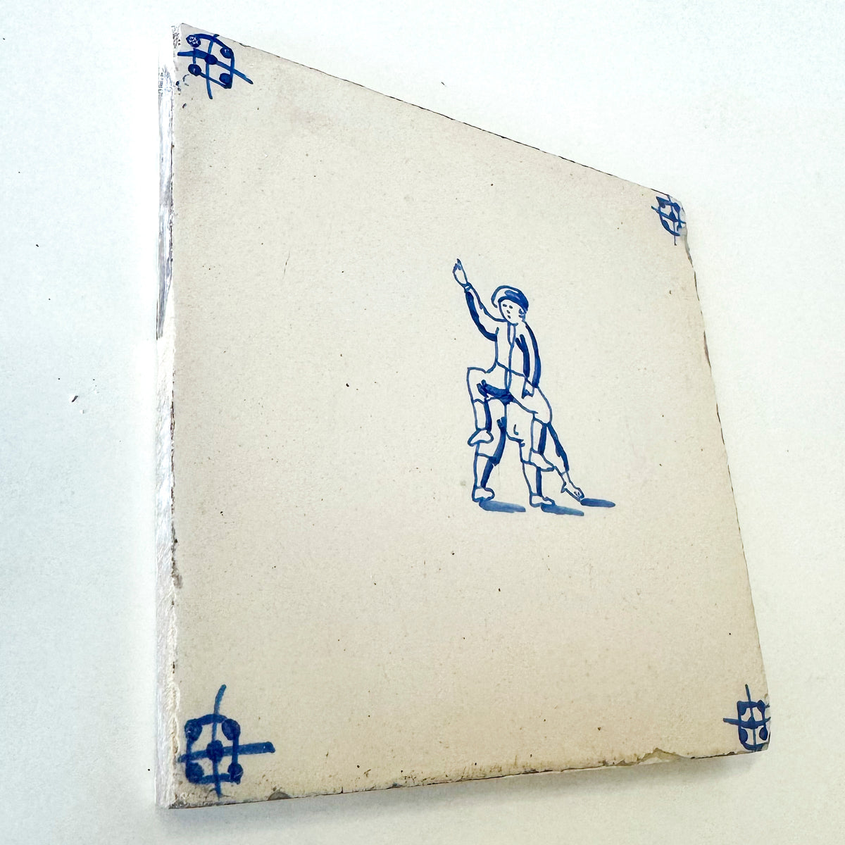 Set of 6 Antique 18th Century Dutch Delft Tiles | The Architectural Forum