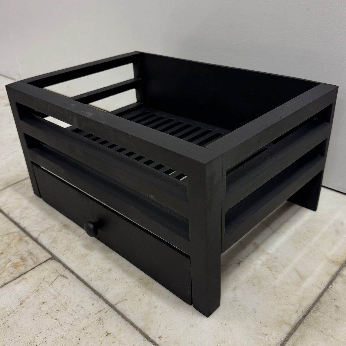 Reclaimed Cast Iron Fire Basket With Ash Pan Cover | The Architectural Forum