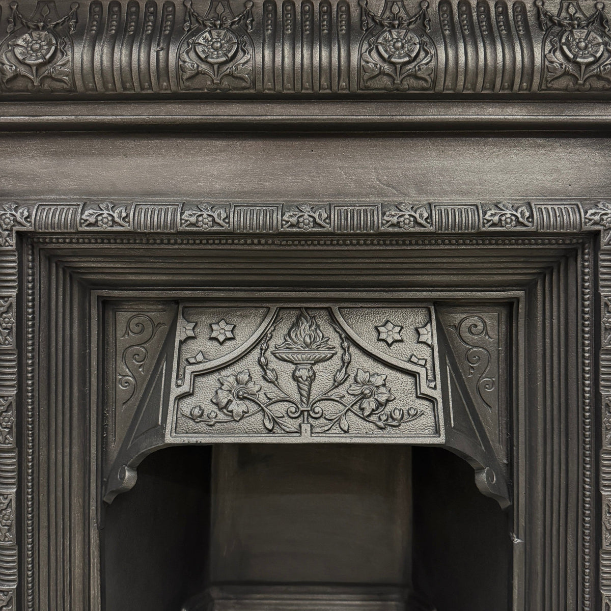 Antique Cast Iron Combination Fireplace | The Architectural Forum