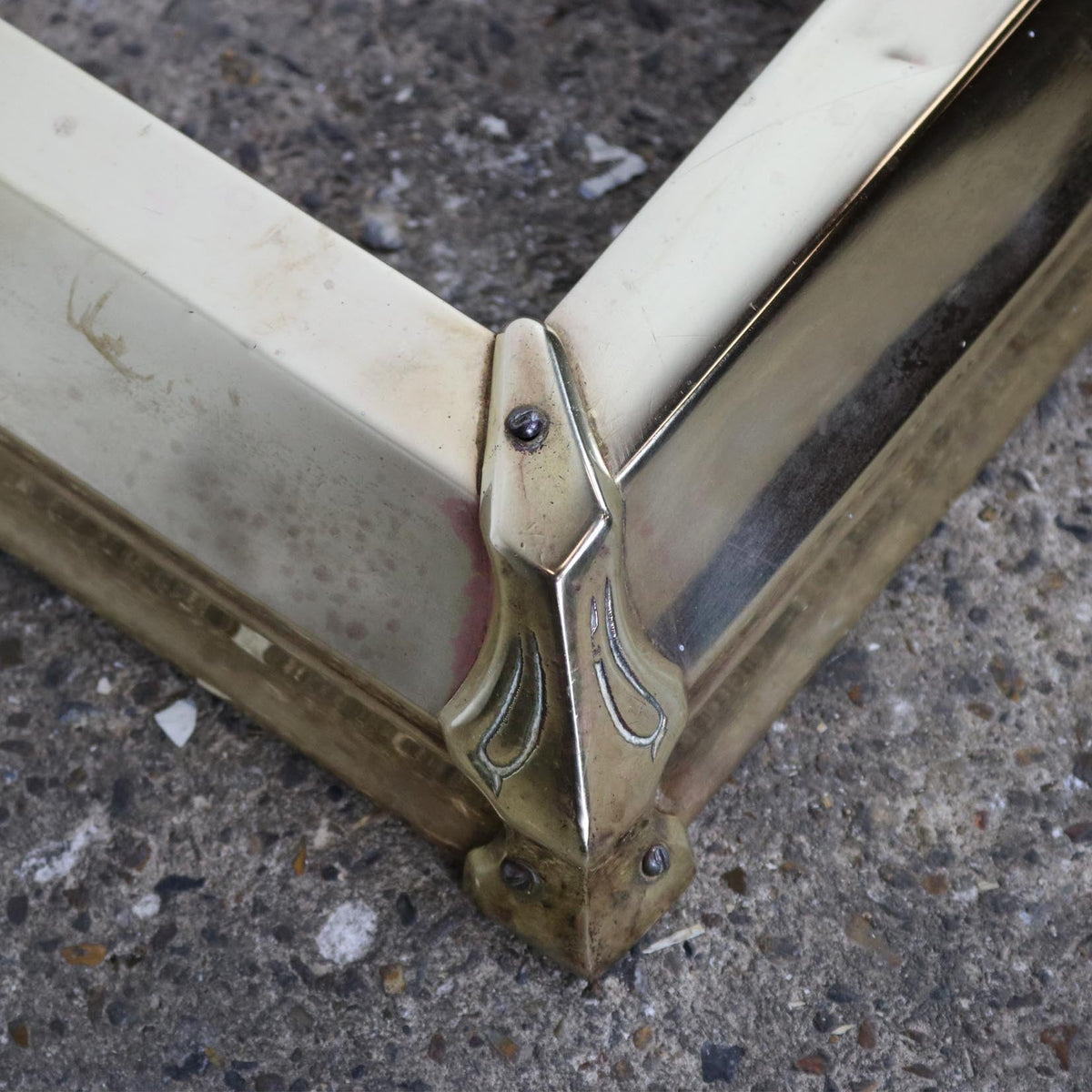 Art Nouveau Brass Fender | The Architectural Forum