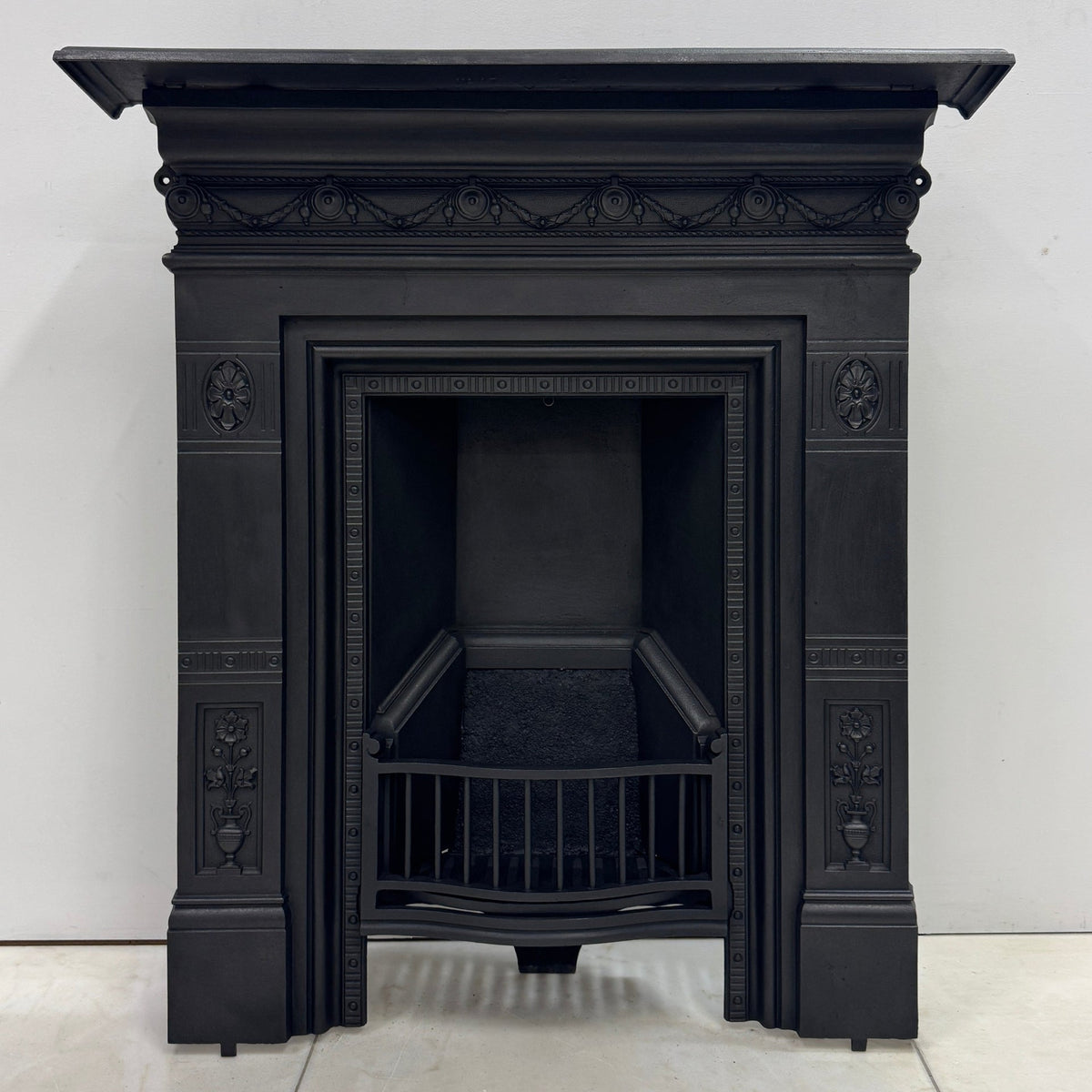 Antique Cast Iron Combination Fireplace | The Architectural Forum