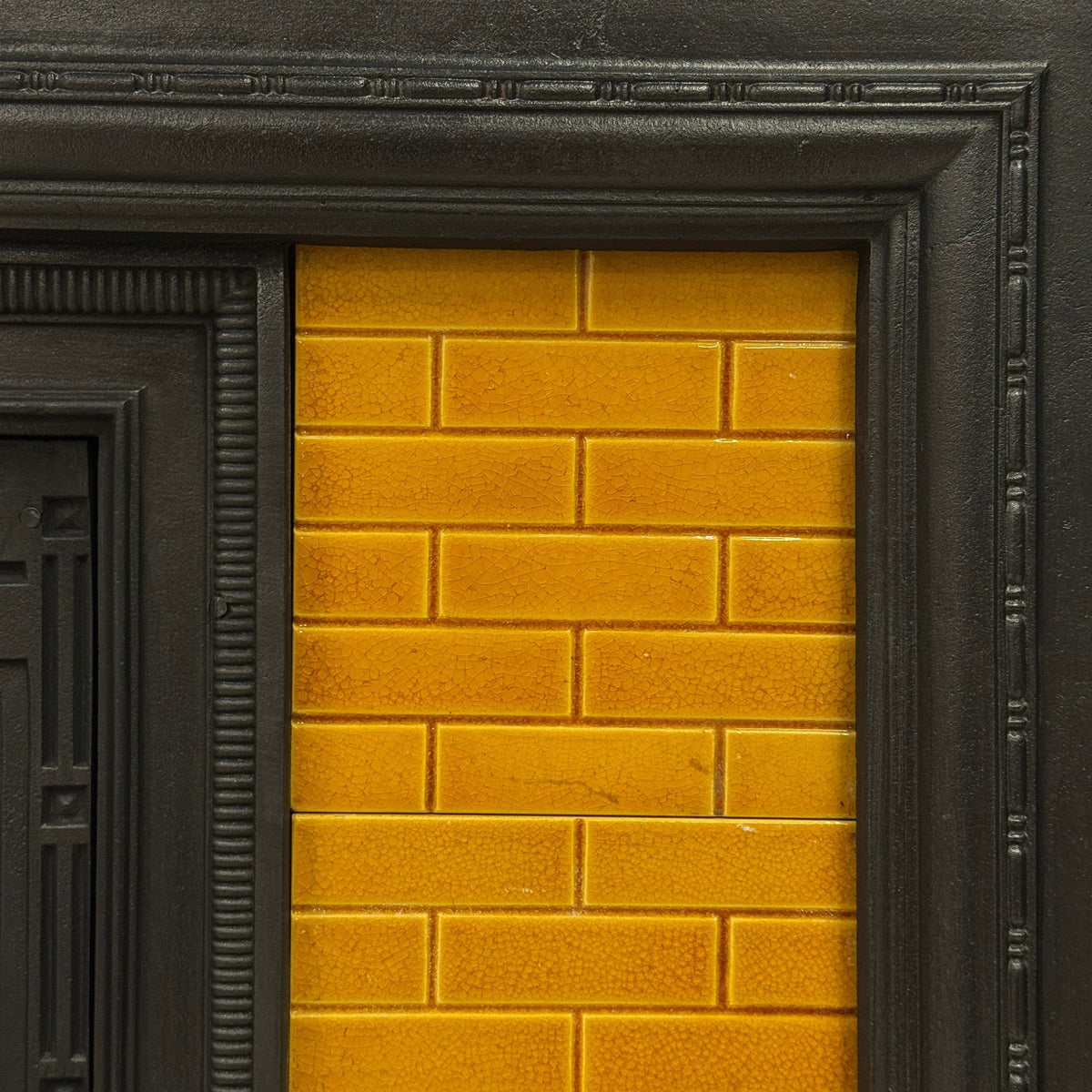Antique Victorian Tiled Cast Iron Combination Fireplace | The Architectural Forum