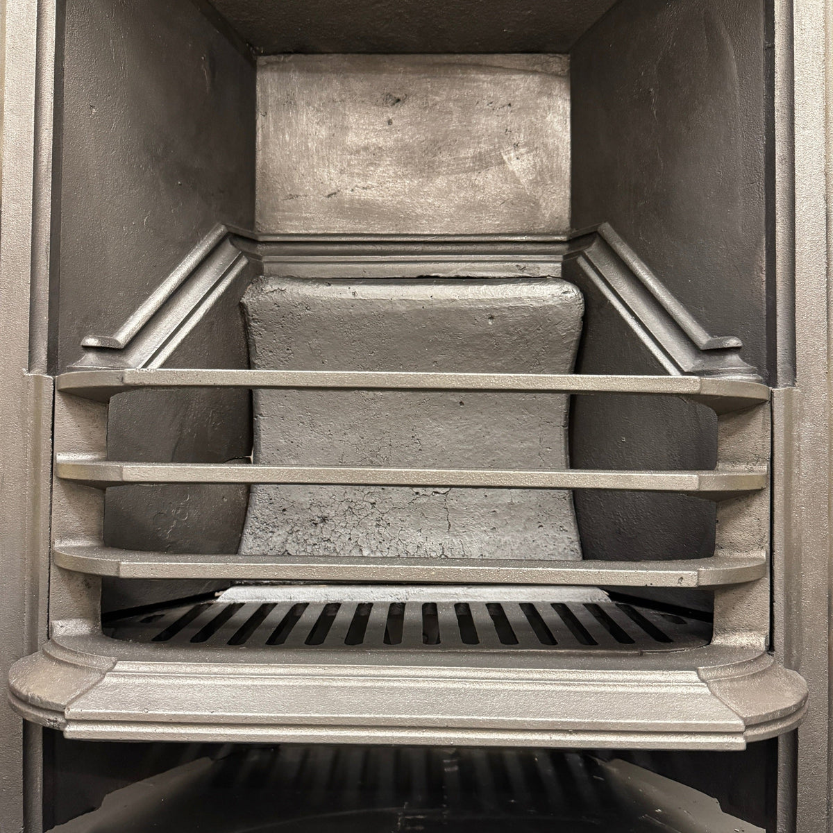 Antique Victorian Tiled Cast Iron Combination Fireplace | The Architectural Forum