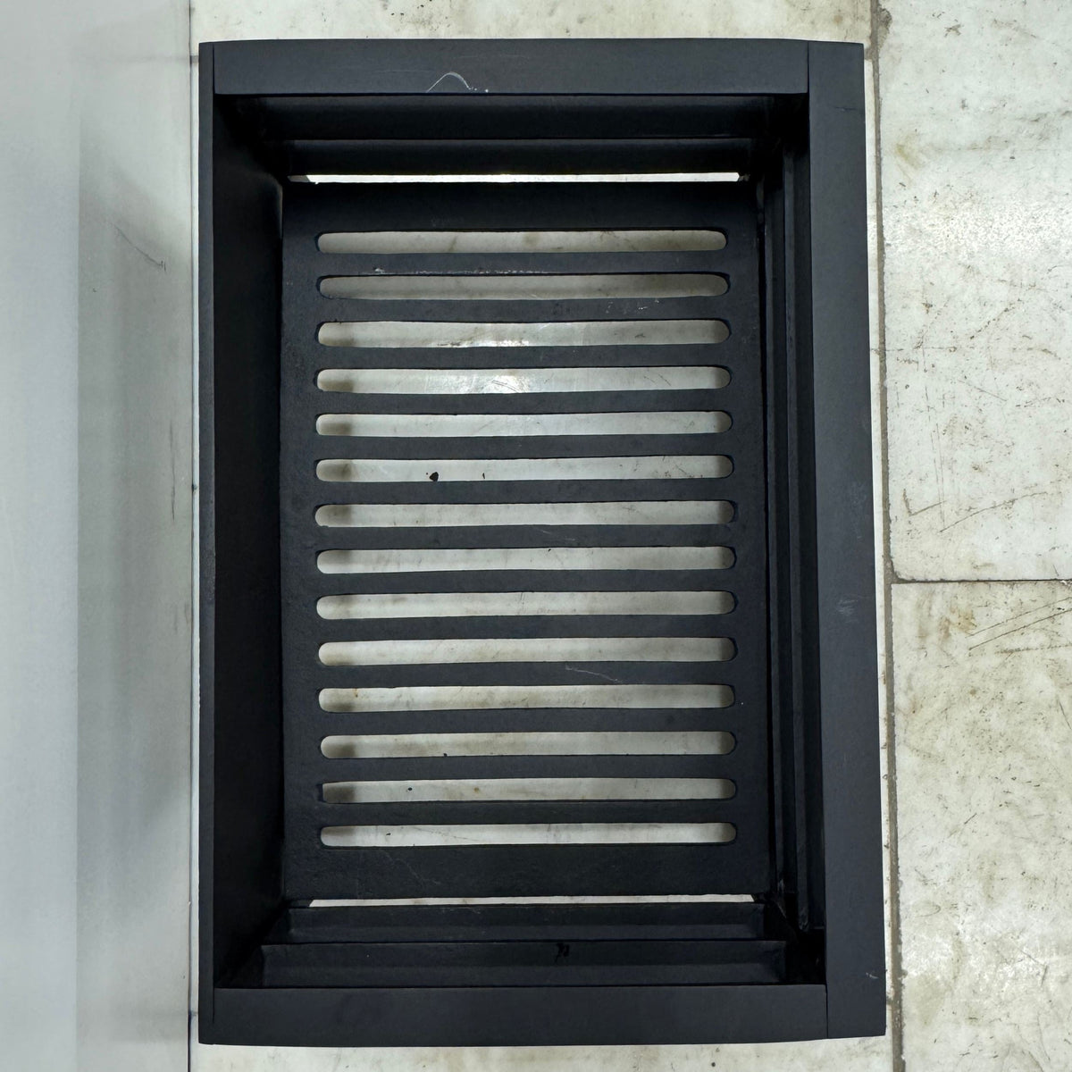 Reclaimed Cast Iron Fire Basket With Ash Pan Cover | The Architectural Forum