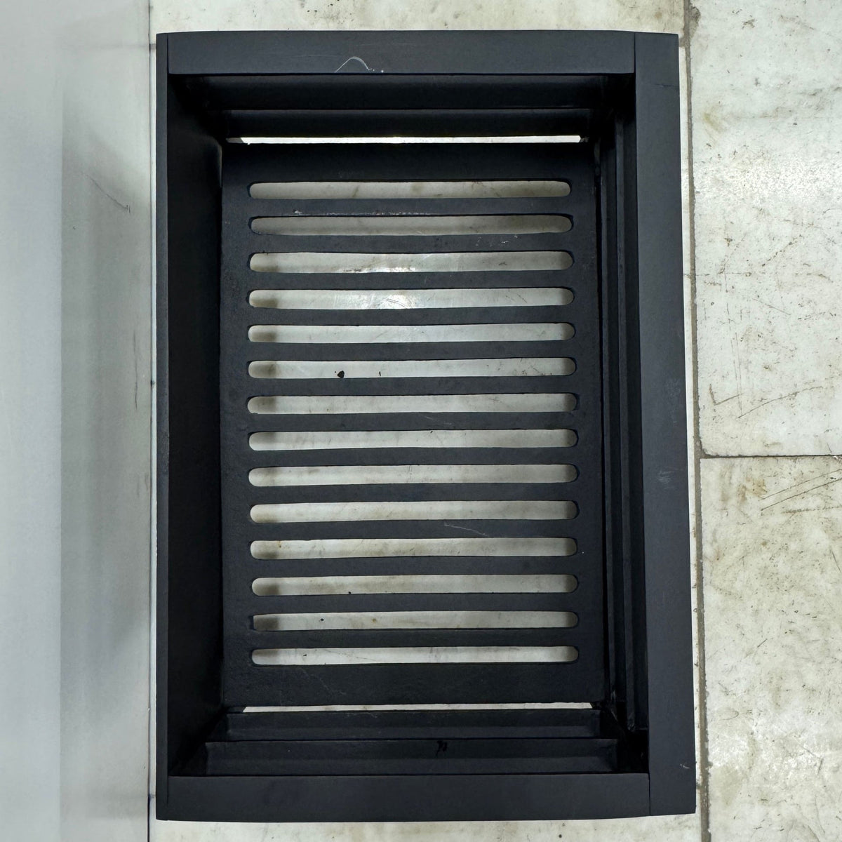 Reclaimed Cast Iron Fire Basket With Ash Pan Cover | The Architectural Forum