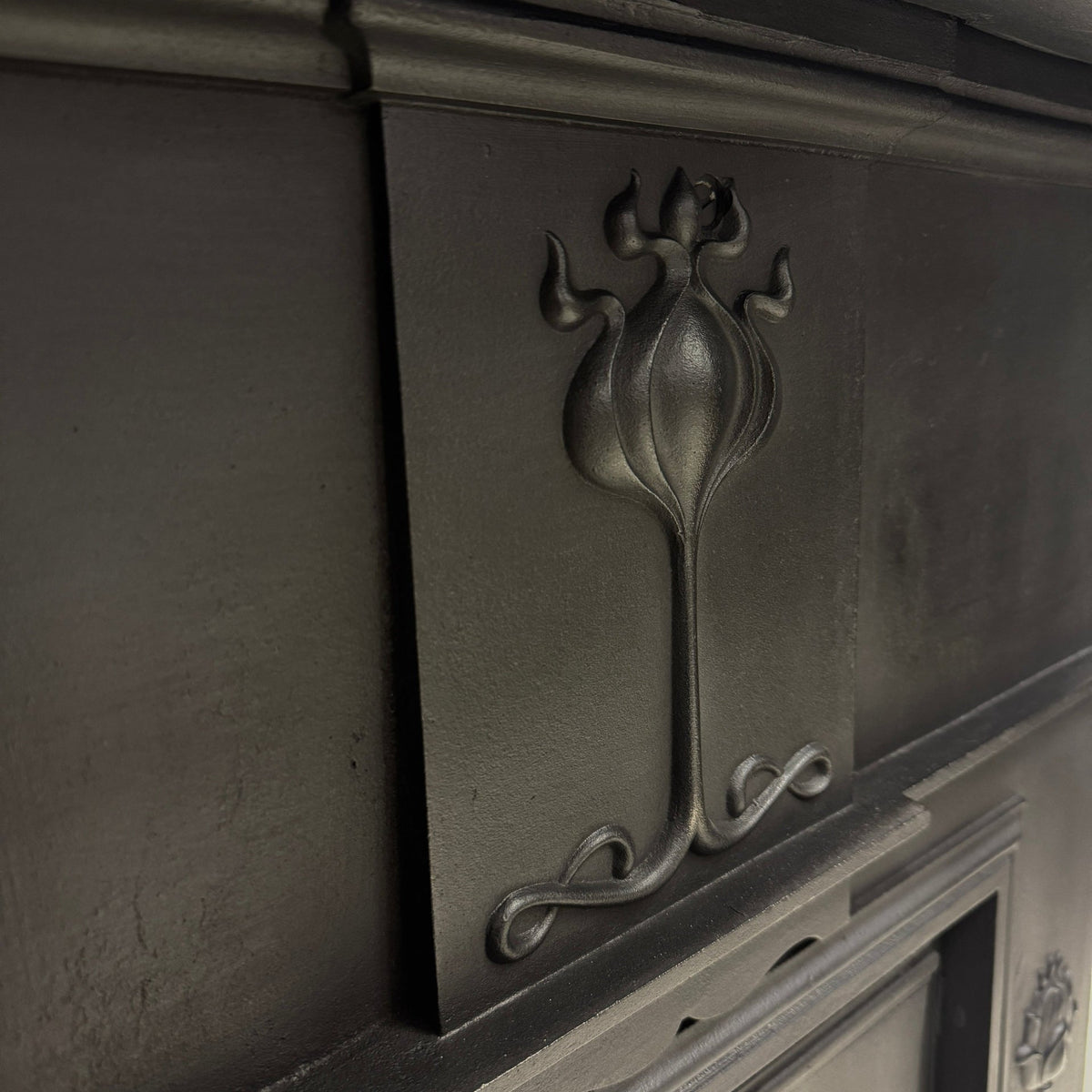 Antique Cast Iron Combination Fireplace | The Architectural Forum