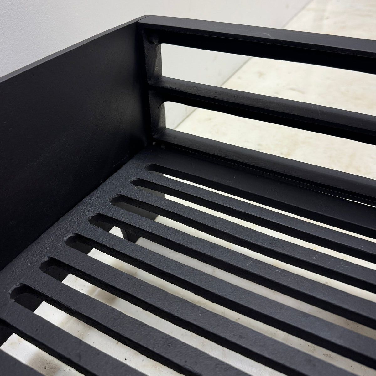 Reclaimed Cast Iron Fire Basket With Ash Pan Cover | The Architectural Forum