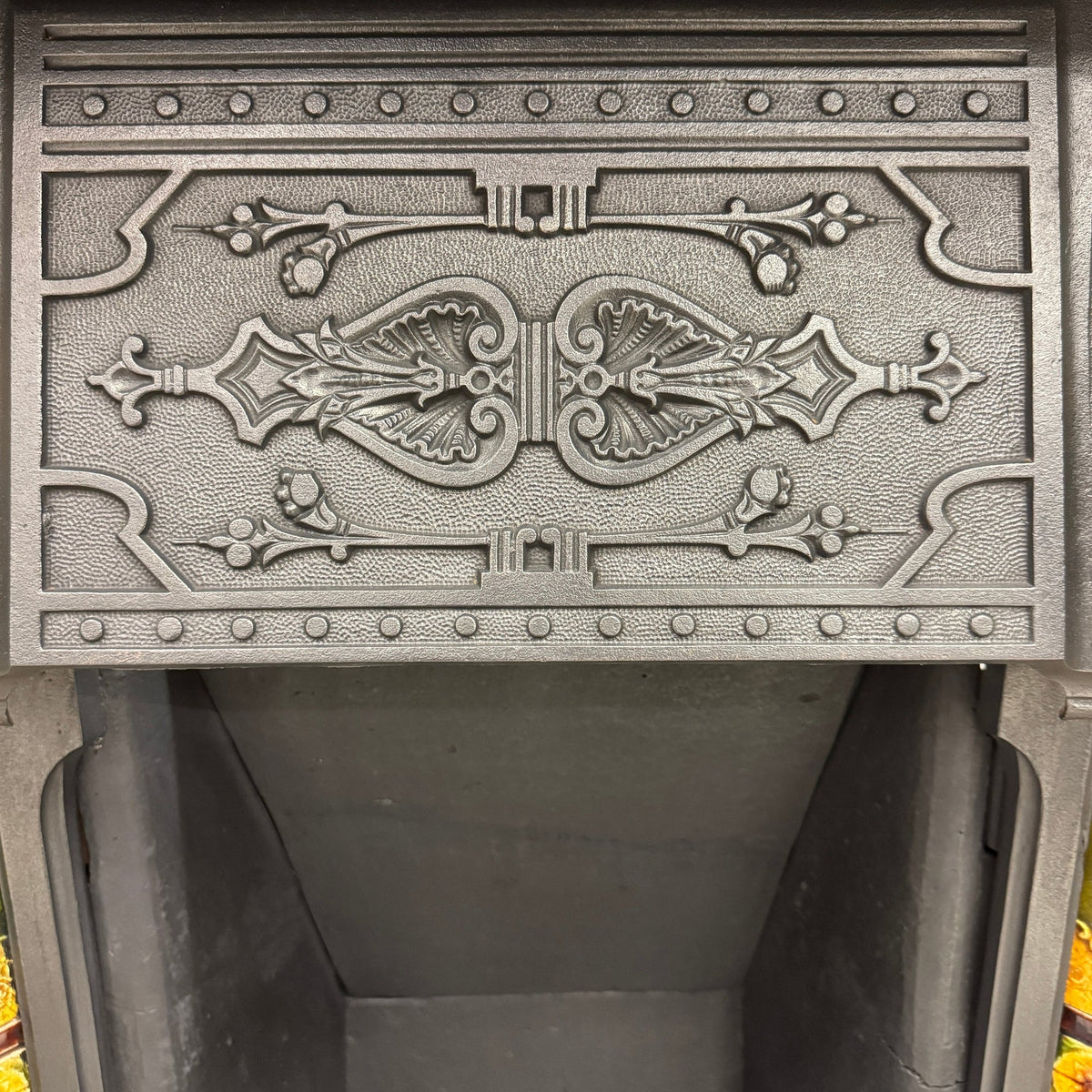 Antique Victorian Tiled Cast Iron Combination Fireplace | The Architectural Forum
