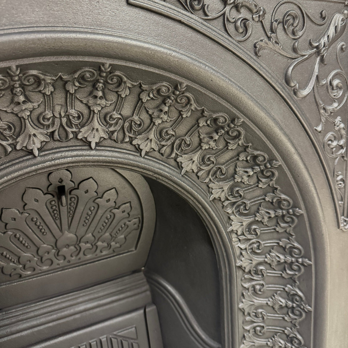 Antique Cast Iron Combination Fireplace | The Architectural Forum