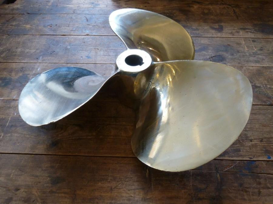 Antique Brass Boat Propeller | The Architectural Forum