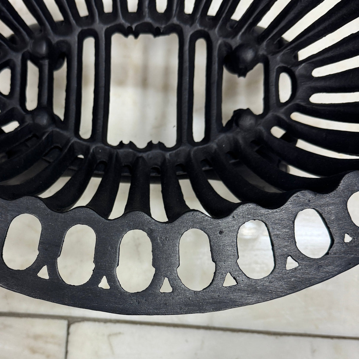 Reclaimed Oval Cast Iron Fire Basket | The Architectural Forum