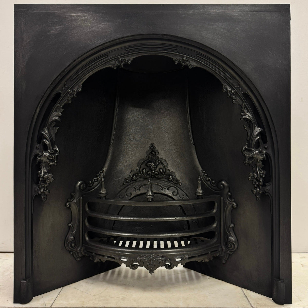 Antique Ornate Victorian Cast Iron Insert | The Architectural Forum