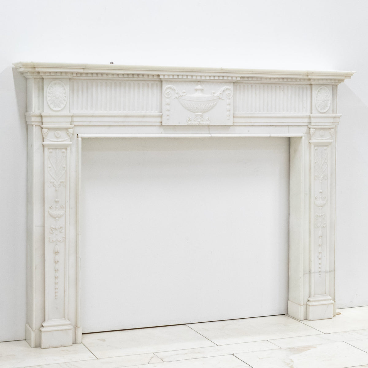 Exceptional Regency Statuary Marble Chimneypiece | The Architectural Forum