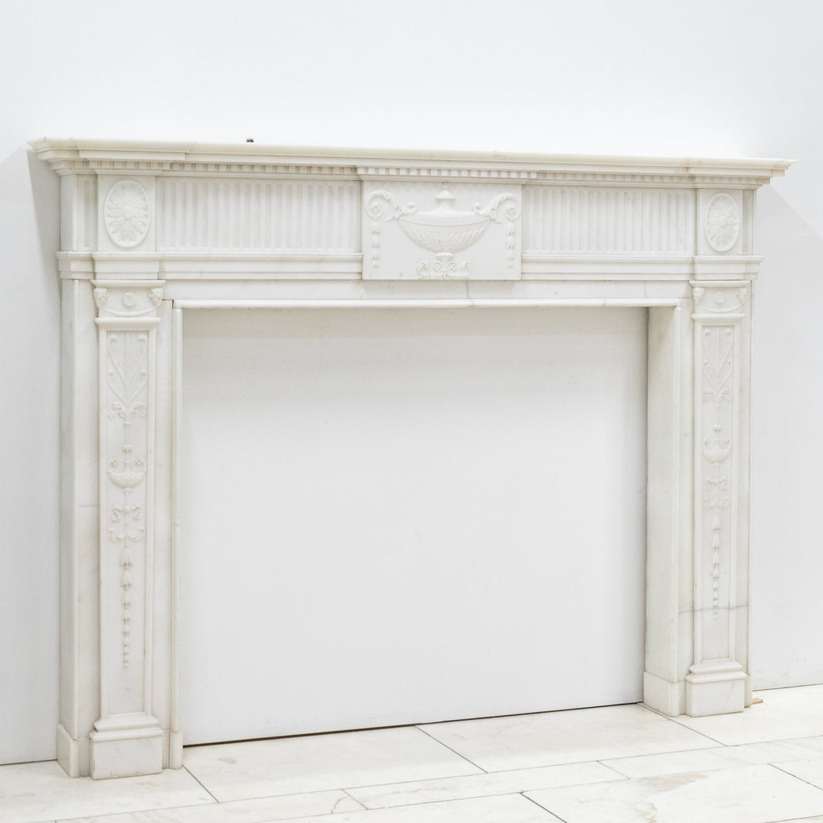 Exceptional Regency Statuary Marble Chimneypiece | The Architectural Forum