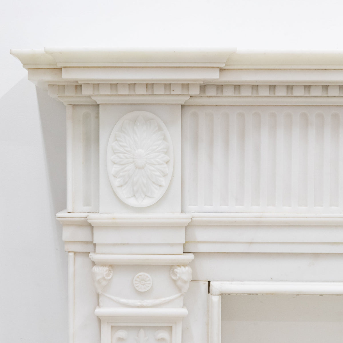 Exceptional Regency Statuary Marble Chimneypiece | The Architectural Forum