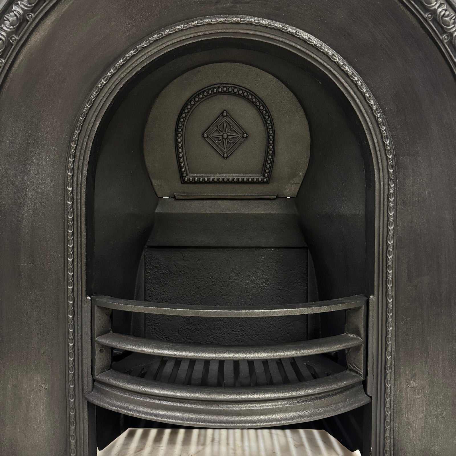 Antique Victorian Cast Iron Arched Insert | The Architectural Forum