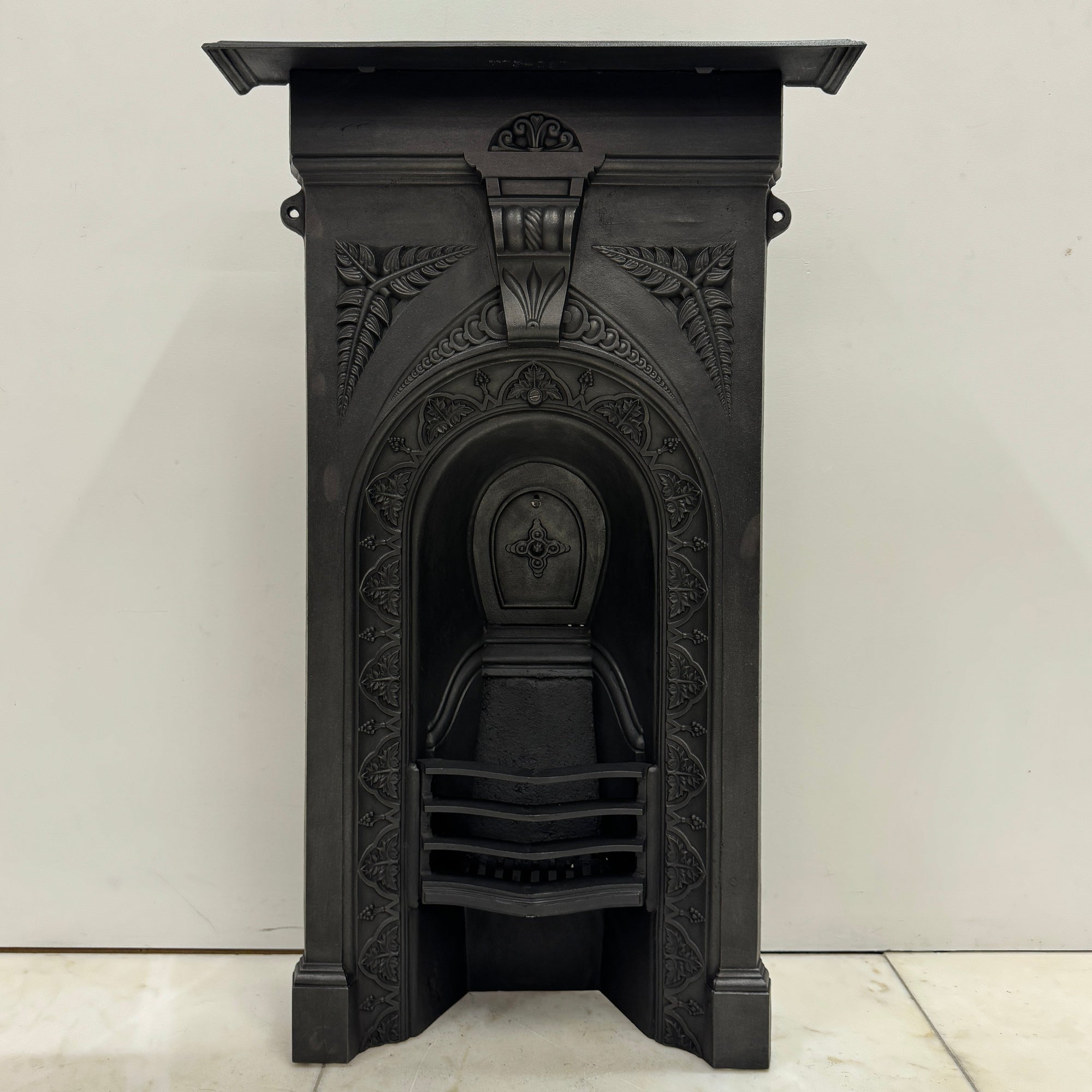 Antique Cast Iron Combination Fireplace