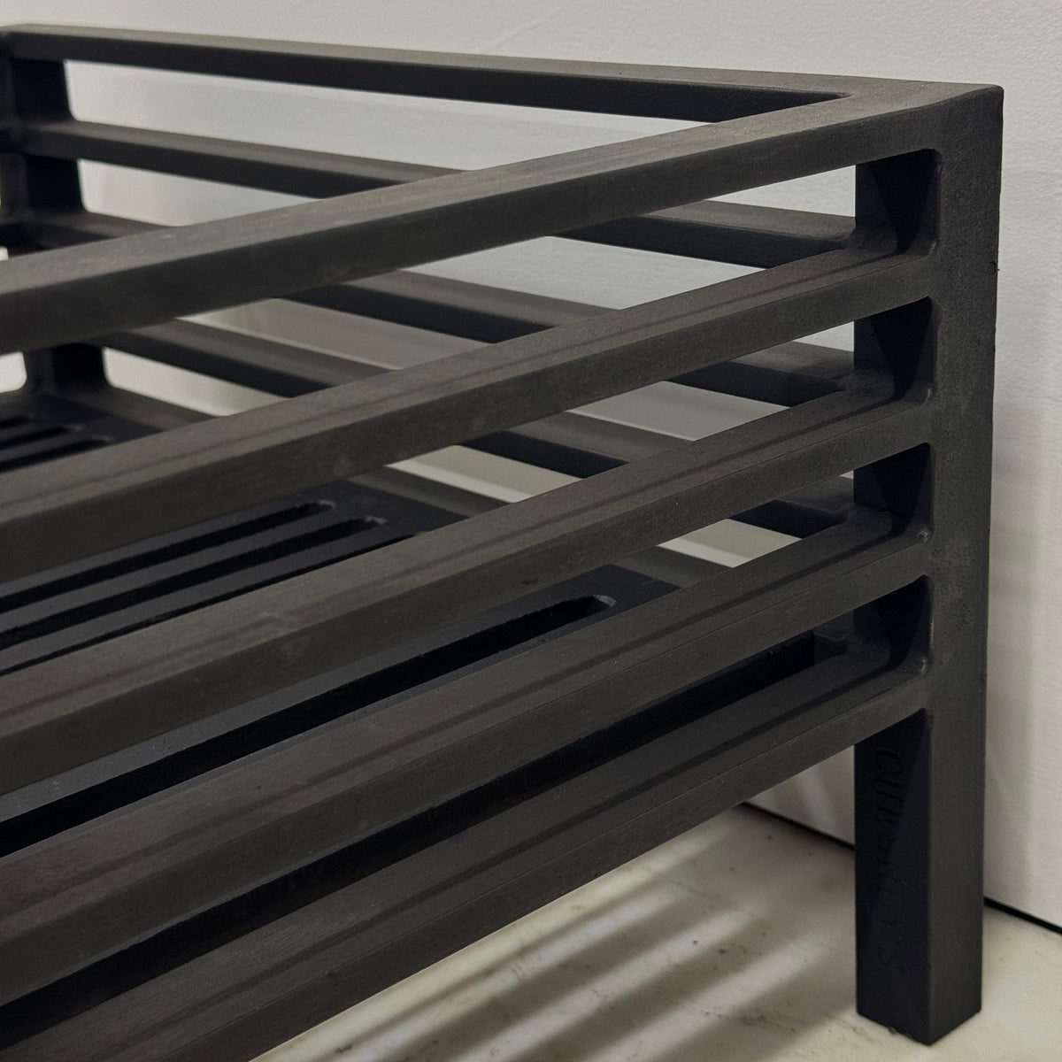 Reclaimed Cast Iron Fire Basket With Ash Pan Cover | The Architectural Forum