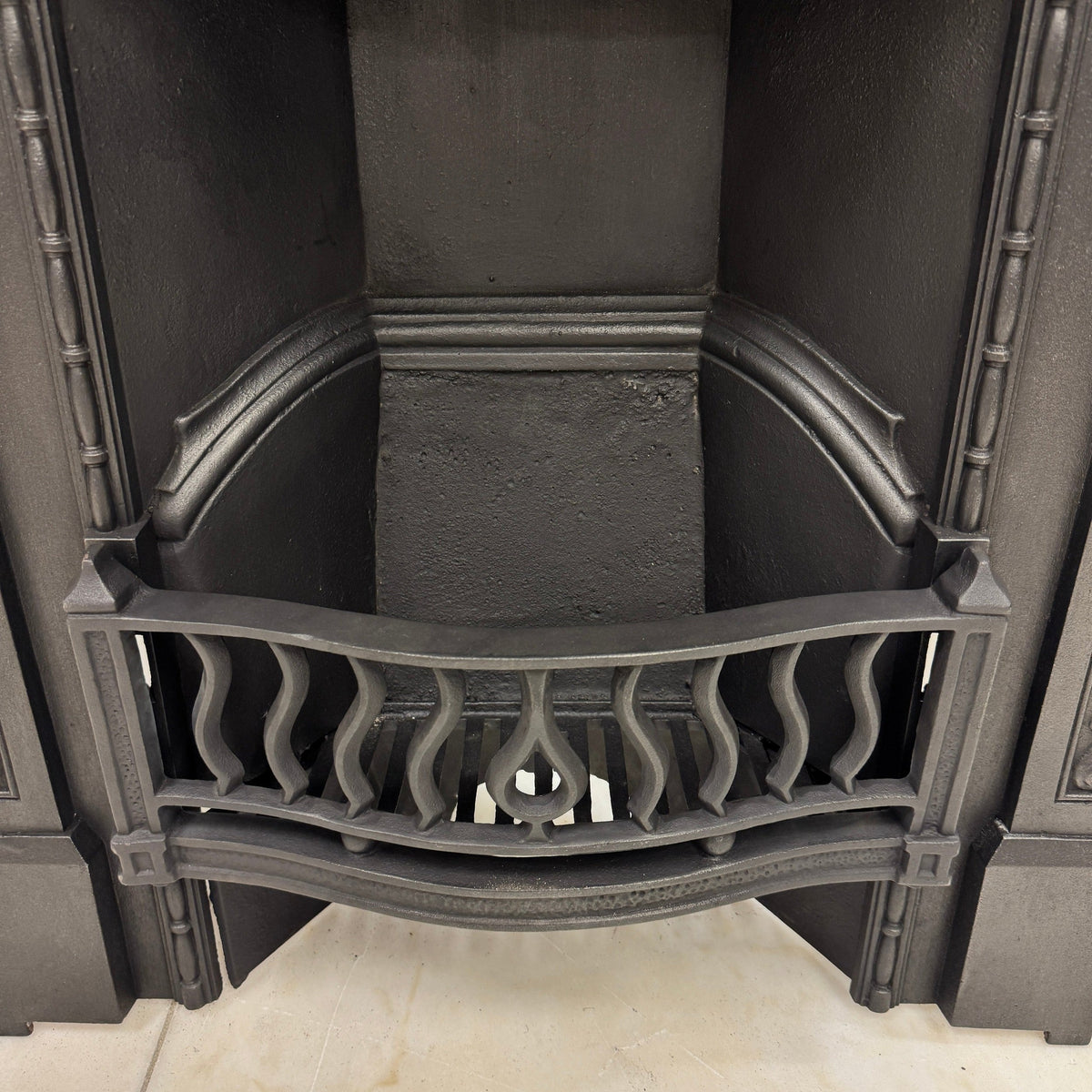 Antique Art Nouveau Cast Iron Combination Fireplace | The Architectural Forum
