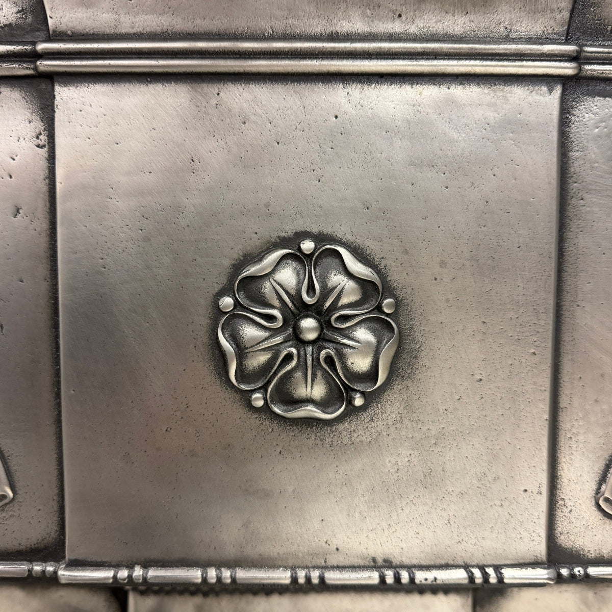 Antique Cast Iron Art Nouveau Combination Fireplace | The Architectural Forum