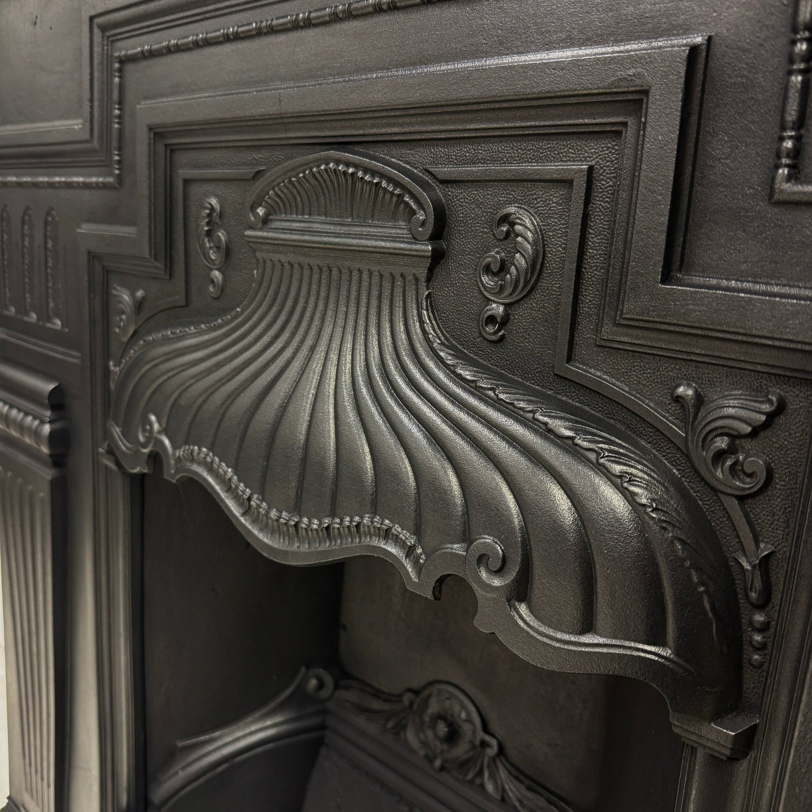 Antique Cast Iron Combination Fireplace | The Architectural Forum