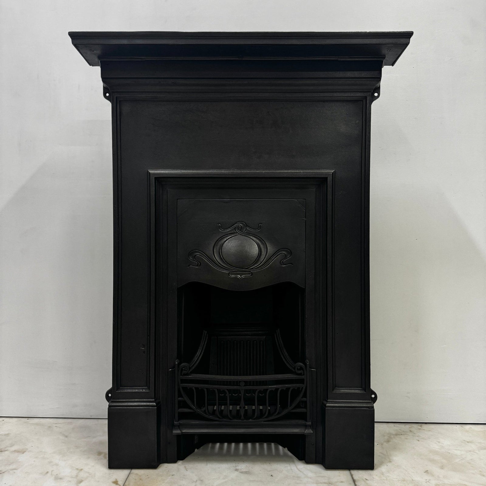 Antique Cast Iron Combination Fireplace | The Architectural Forum