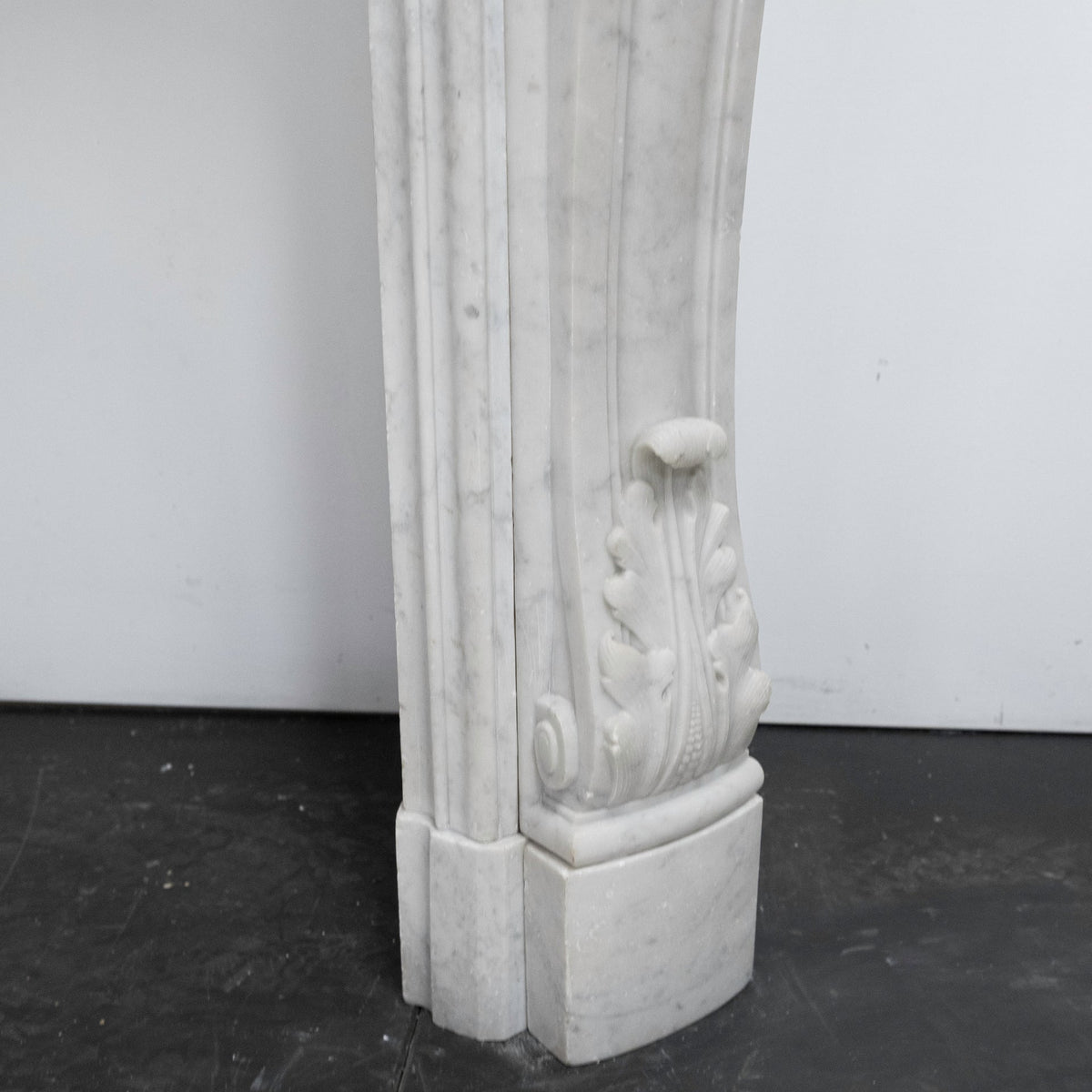 Antique French Style Carrara Marble Chimneypiece | The Architectural Forum