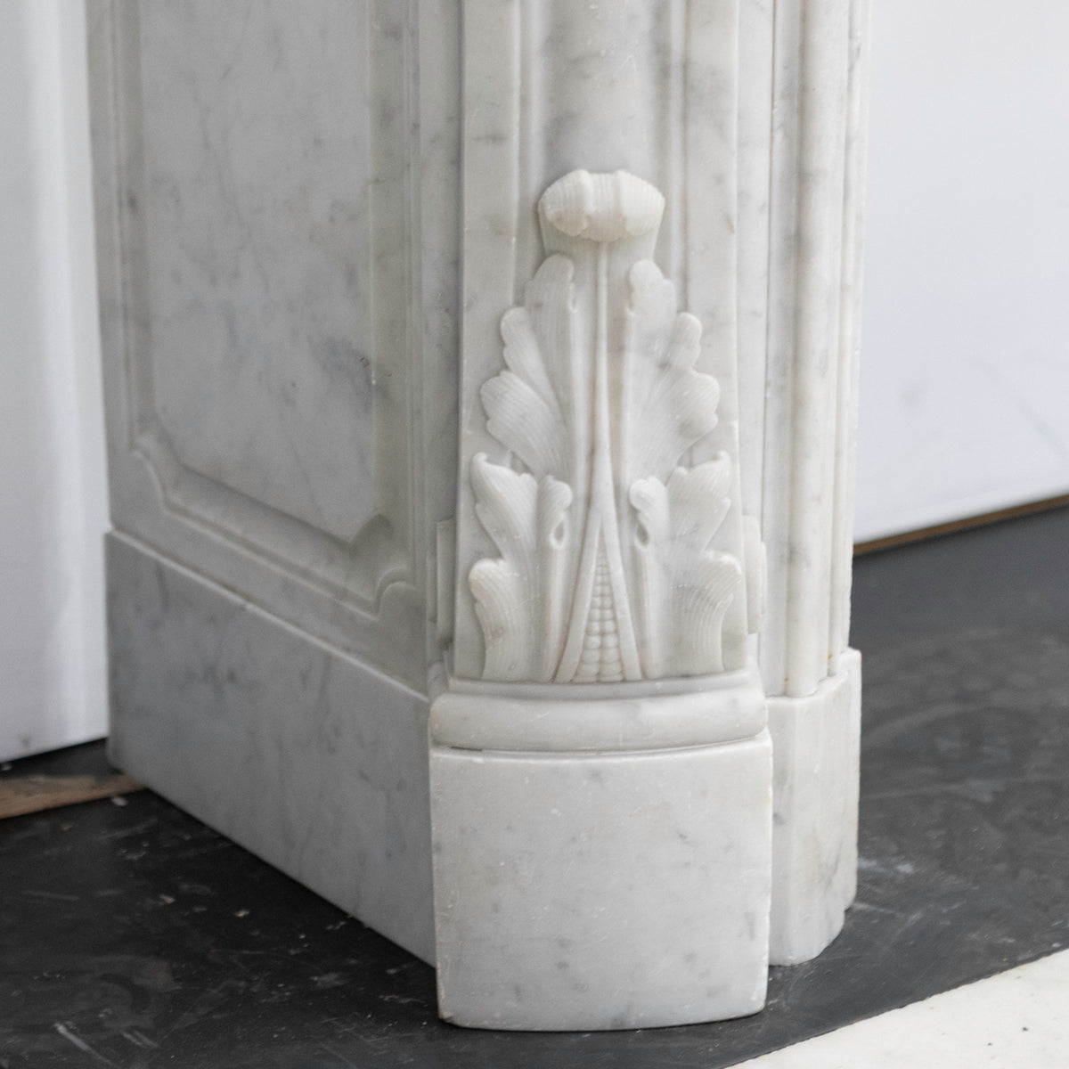Antique French Style Carrara Marble Chimneypiece | The Architectural Forum