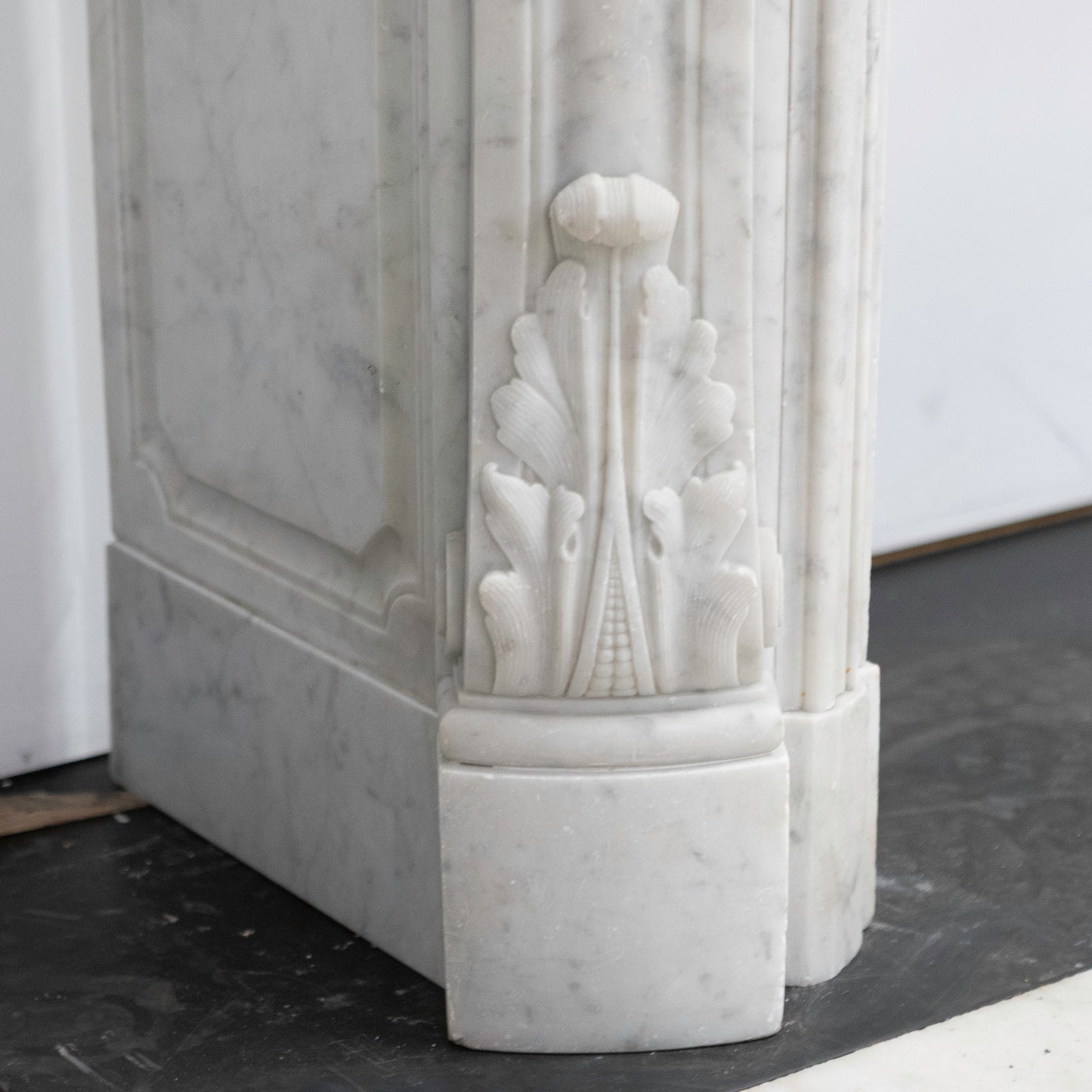Antique French Style Carrara Marble Chimneypiece | The Architectural Forum