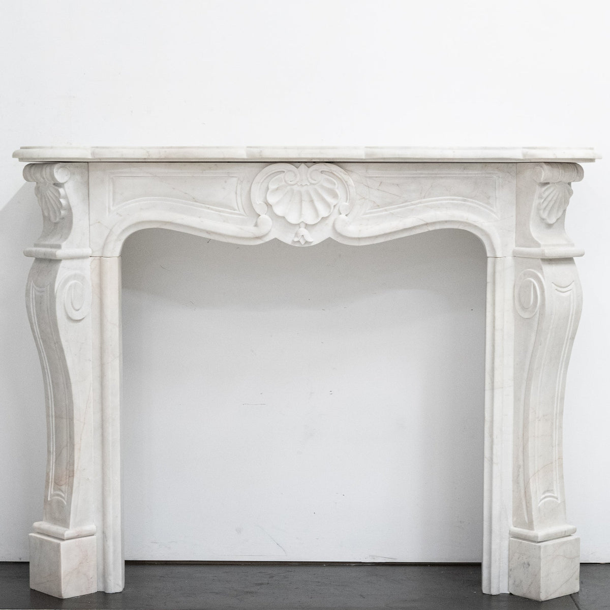 Reclaimed French Louis XVI Style Marble Fireplace | The Architectural Forum
