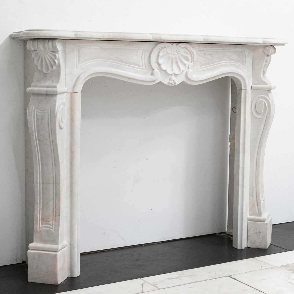 Reclaimed French Louis XVI Style Marble Fireplace | The Architectural Forum