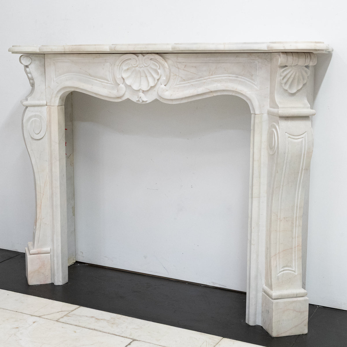 Reclaimed French Louis XVI Style Marble Fireplace | The Architectural Forum
