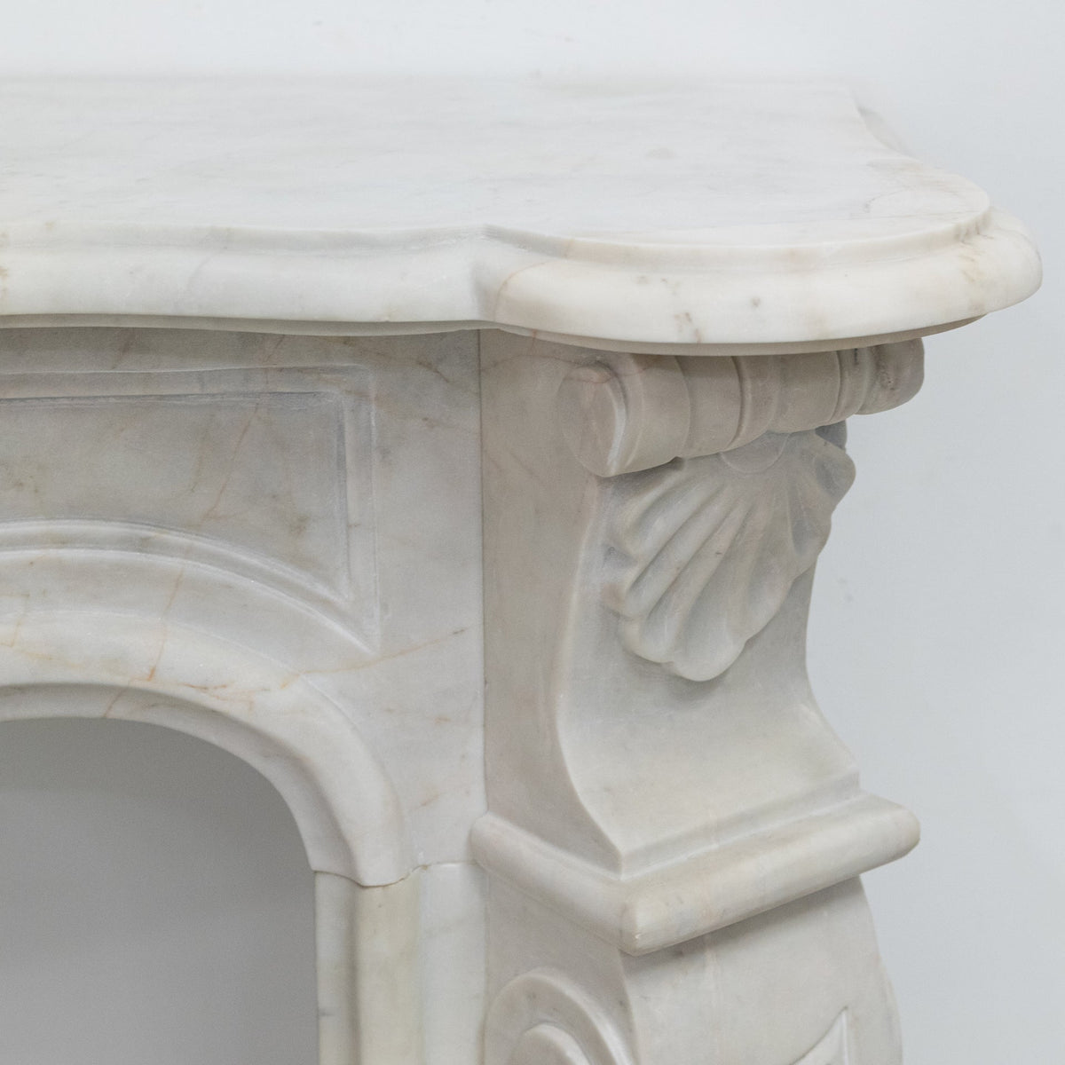 Reclaimed French Louis XVI Style Marble Fireplace | The Architectural Forum
