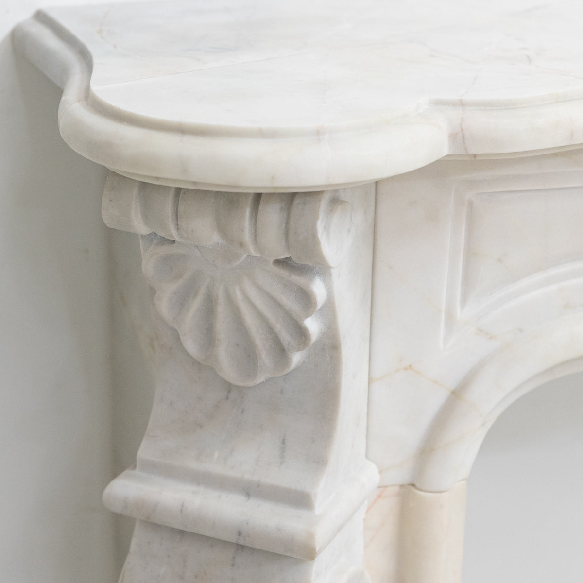 Reclaimed French Louis XVI Style Marble Fireplace | The Architectural Forum