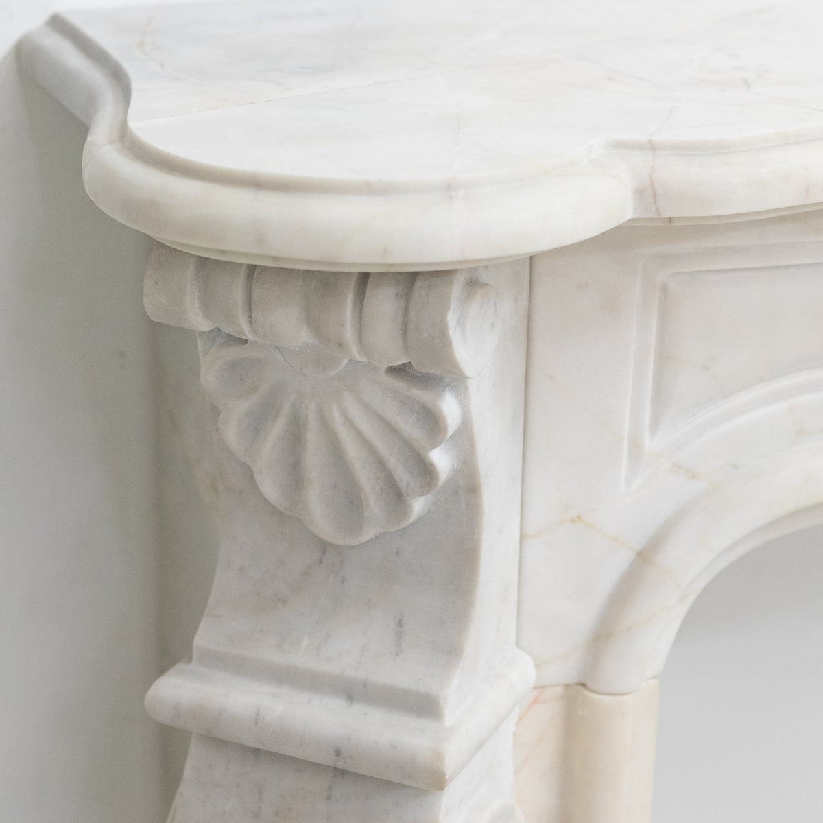 Reclaimed French Louis XVI Style Marble Fireplace | The Architectural Forum