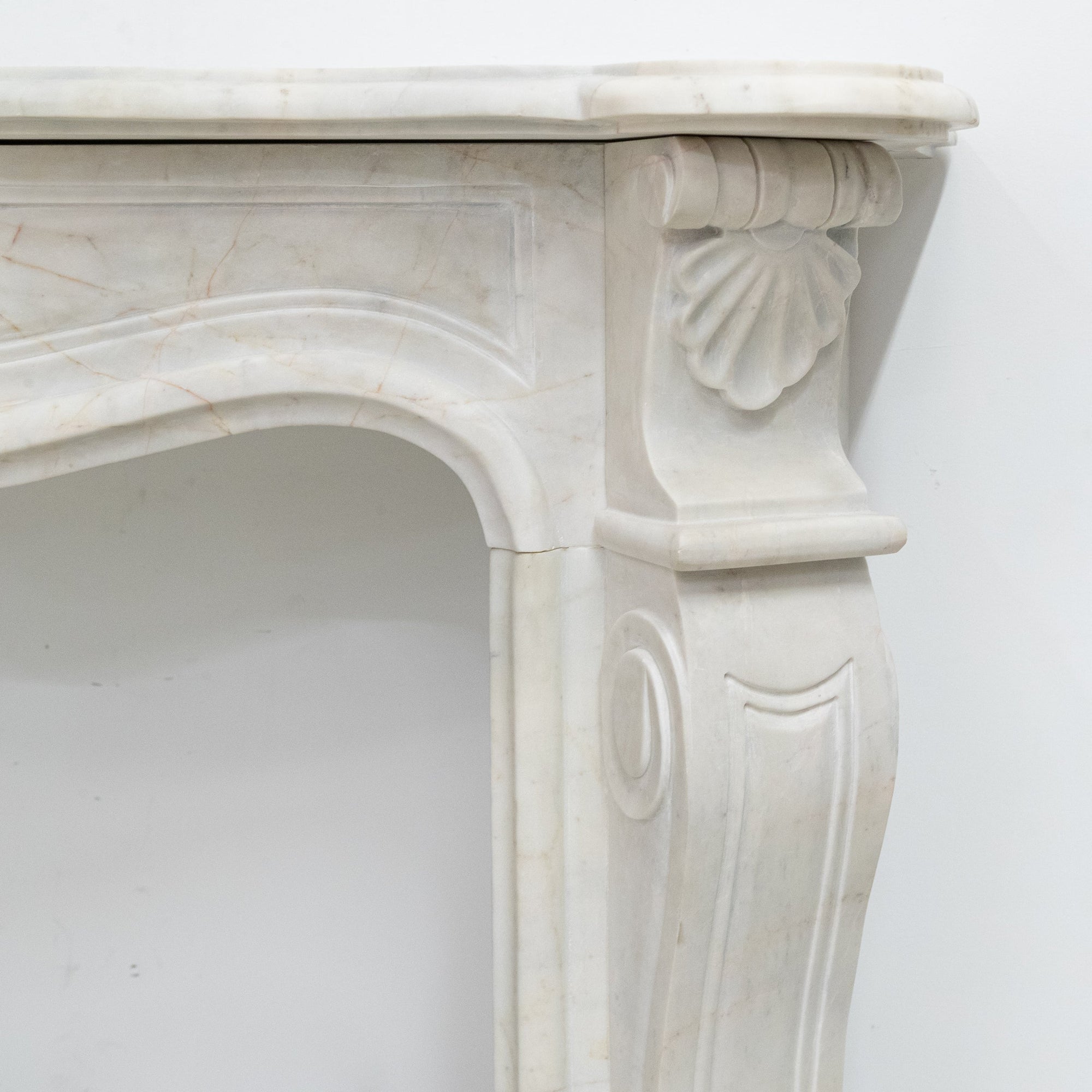 Reclaimed French Louis XVI Style Marble Fireplace | The Architectural Forum