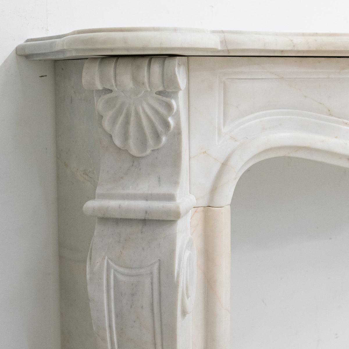 Reclaimed French Louis XVI Style Marble Fireplace | The Architectural Forum